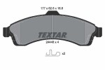 TEXTAR Piduriklotsi komplekt,  ketaspidur Q+ 2444801