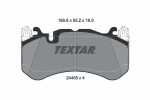 TEXTAR Piduriklotsi komplekt,  ketaspidur Q+ 2445505