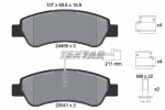 TEXTAR Piduriklotsi komplekt,  ketaspidur Q+ 2446503