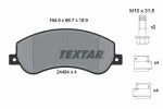 TEXTAR Piduriklotsi komplekt,  ketaspidur Q+ 2448404
