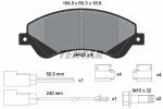 TEXTAR Piduriklotsi komplekt,  ketaspidur Q+ 2448501