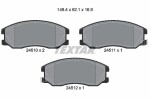 TEXTAR Piduriklotsi komplekt,  ketaspidur Q+ 2451001
