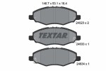 TEXTAR Piduriklotsi komplekt,  ketaspidur 2452301