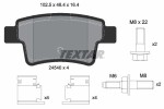 TEXTAR Piduriklotsi komplekt,  ketaspidur Q+ 2454001
