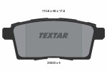 TEXTAR Piduriklotsi komplekt,  ketaspidur 2454501