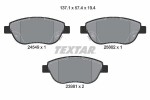 TEXTAR Piduriklotsi komplekt,  ketaspidur Q+ 2454901