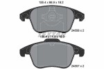 TEXTAR Piduriklotsi komplekt,  ketaspidur Q+ 2455801