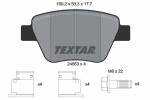 TEXTAR Piduriklotsi komplekt, ketaspidur Q+ 2456301