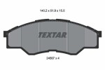 TEXTAR Piduriklotsi komplekt,  ketaspidur 2456701