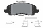 TEXTAR Piduriklotsi komplekt,  ketaspidur Q+ 2458301