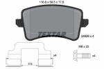 TEXTAR Piduriklotsi komplekt,  ketaspidur Q+ 2460601
