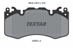 TEXTAR Piduriklotsi komplekt,  ketaspidur 2465901
