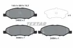 TEXTAR Piduriklotsi komplekt,  ketaspidur 2468201