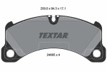 TEXTAR Piduriklotsi komplekt,  ketaspidur 2468501