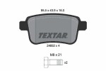TEXTAR Piduriklotsi komplekt,  ketaspidur Q+ 2469204