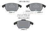 TEXTAR Piduriklotsi komplekt, ketaspidur Q+ 2469602