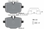TEXTAR Piduriklotsi komplekt,  ketaspidur Q+ 2470301