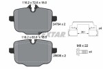 TEXTAR  Piduriklotsi komplekt,ketaspidur Q+ 2470401