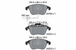 TEXTAR Piduriklotsi komplekt,  ketaspidur Q+ 2470601