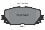 TEXTAR Piduriklotsi komplekt,  ketaspidur 2470801