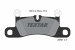 TEXTAR  Piduriklotsi komplekt,ketaspidur 2472101