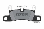 TEXTAR  Piduriklotsi komplekt,ketaspidur 2472102