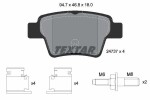 TEXTAR Piduriklotsi komplekt,  ketaspidur Q+ 2473701