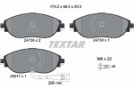 TEXTAR Piduriklotsi komplekt,  ketaspidur Q+ 2473801