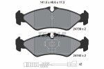 TEXTAR Piduriklotsi komplekt,  ketaspidur Q+ 2473901