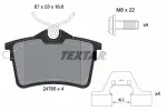 TEXTAR Piduriklotsi komplekt,  ketaspidur 2476501