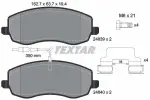 TEXTAR Piduriklotsi komplekt,  ketaspidur Q+ 2483901