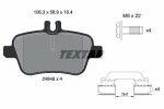 TEXTAR Piduriklotsi komplekt,  ketaspidur Q+ 2484805