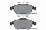TEXTAR Piduriklotsi komplekt,  ketaspidur Q+ 2487001