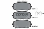 TEXTAR Piduriklotsi komplekt,  ketaspidur Q+ 2491001