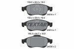 TEXTAR Piduriklotsi komplekt,  ketaspidur Q+ 2491401