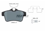 TEXTAR Piduriklotsi komplekt,  ketaspidur Q+ 2492204