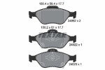 TEXTAR Piduriklotsi komplekt,  ketaspidur Q+ 2495201