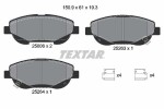 TEXTAR Piduriklotsi komplekt,  ketaspidur Q+ 2500601