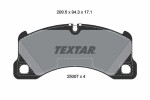 TEXTAR Piduriklotsi komplekt,  ketaspidur 2500703