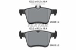 TEXTAR Piduriklotsi komplekt,  ketaspidur Q+ 2500801