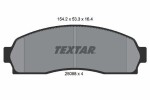TEXTAR Piduriklotsi komplekt,  ketaspidur 2506801