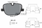 TEXTAR Piduriklotsi komplekt,  ketaspidur Q+ 2508501