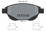 TEXTAR Piduriklotsi komplekt,  ketaspidur Q+ 2509401