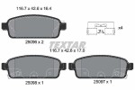 TEXTAR Piduriklotsi komplekt,  ketaspidur Q+ 2509602