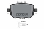 TEXTAR Piduriklotsi komplekt, ketaspidur Q+ 2511003