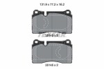 TEXTAR Piduriklotsi komplekt,  ketaspidur 2514501