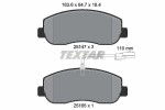 TEXTAR Piduriklotsi komplekt,  ketaspidur Q+ 2514701