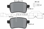 TEXTAR Piduriklotsi komplekt,  ketaspidur Q+ 2515601