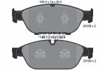 TEXTAR Piduriklotsi komplekt,  ketaspidur Q+ 2515802