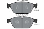 TEXTAR Piduriklotsi komplekt,  ketaspidur Q+ 2516002